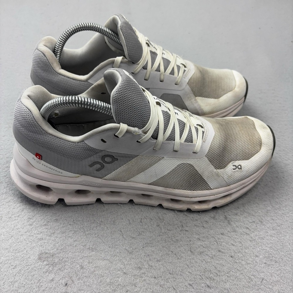 On Cloudrunner Shoes Womens Size 9.5 White CloudTec Running Sneakers 46.99015